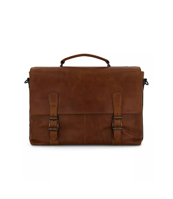 Logan top handle bag with elegant silver hardware